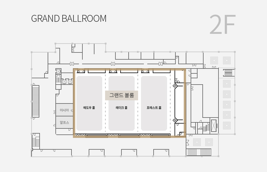 grand ballroom plan information